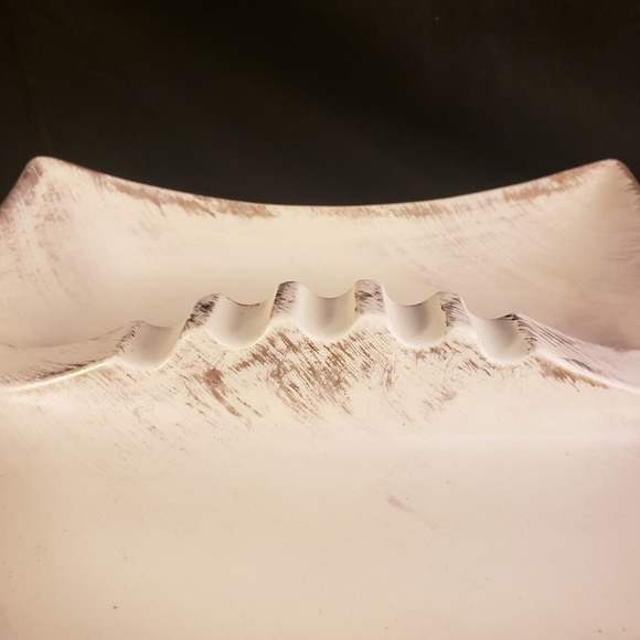 Vintage Royal Haeger Gold Tweed Ashtray 10.5" Square - Picture 5 of 6